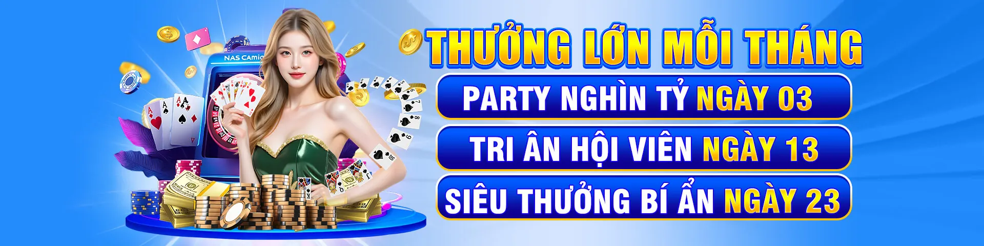 Sòng bạc trực tuyến Benvip với dealer người thật và không khí sang trọng